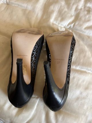 Zapatos fiesta negros SI by sinela T36