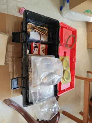 Caja herramientas marquetería naval