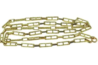 Cadena Rectangular Oro 18k