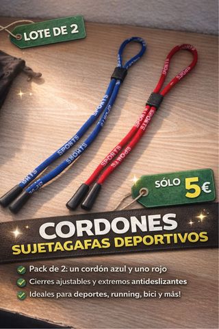 Pack 2 Cordones Sujeta Gafas Deportivos