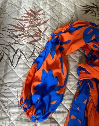 Vestito lungo fantasia floreale