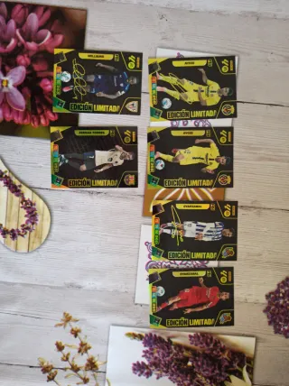 Lote 6 ediciones limitadas premiun cromos Adrenaly