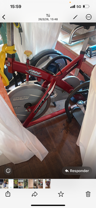 Bicicleta Spinning BH y Máquina Andar