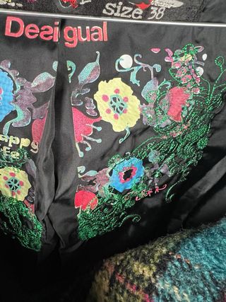 Giacca Desigual Lana Ricamata Donna M