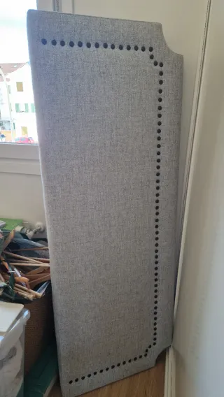 Cabecero Kenay gris tapizado 160