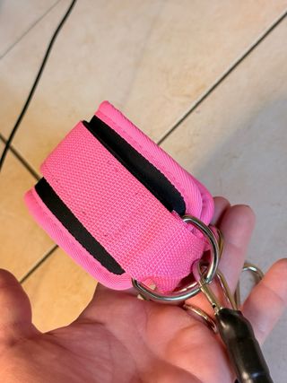 Cavigliere con elastici rosa