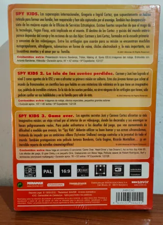 Pack Trilogía SPY KIDS 1+2+3 DVD NUEVA
