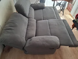 Sofá Cama Gris Tela