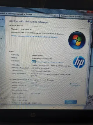 Portátil HP Pavilion dv3 i5
