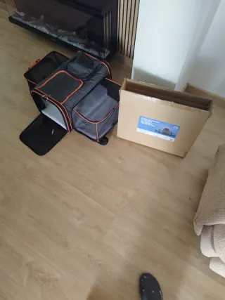 Transportín ampliable para mascotas