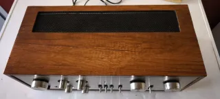 Amplificador Luxman L-30A Plata y Madera