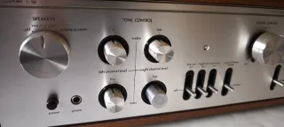 Amplificador Luxman L-30A Plata y Madera