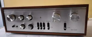 Amplificador Luxman L-30A Plata y Madera