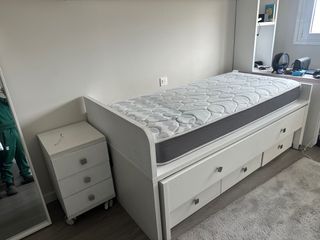 Cama nido con 2 colchones