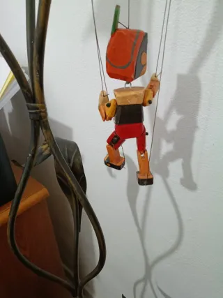 Marionetta Pinocchio in legno