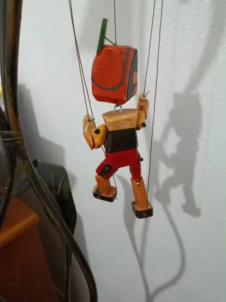 Marionetta Pinocchio in legno