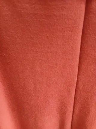 Falda larga naranja Zara