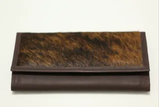 Cartera Billetera Pelo Marrón
