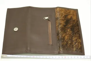 Cartera Billetera Pelo Marrón