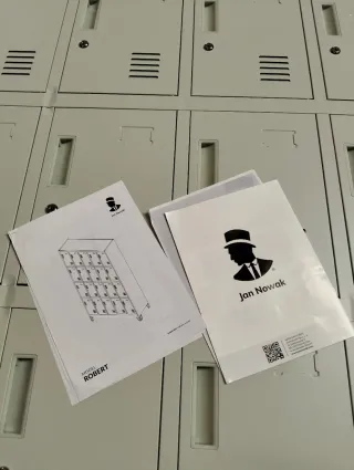 Armario Taquilla metálica 20 compartimentos ROBERT