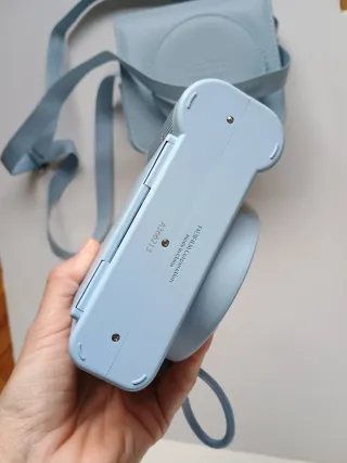 Cámara de fotos Instax Square Azul con funda