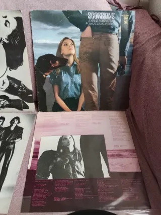 SCORPIONS loverdrive LOVE at animal magnetism LPs