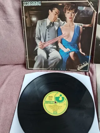 SCORPIONS loverdrive LOVE at animal magnetism LPs