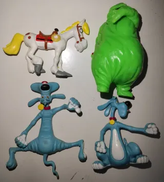 Figura PVC antigua Goma Serie animada regalo