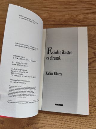 Eskolan ikasten ez direnak