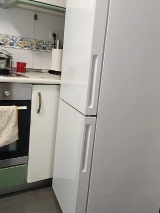 Nevera Combi Congelador Blanco