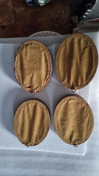 4 foto antiche ovalate