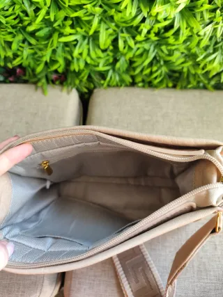 Bolso bandolera beige nuevo