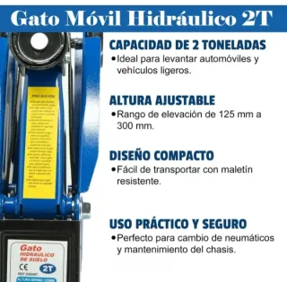 Gato Hidráulico Móvil ENERFERO 2T