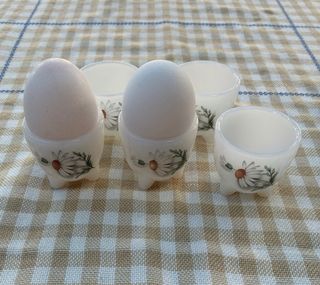 5 Hueveras Arcopal Flores Margaritas