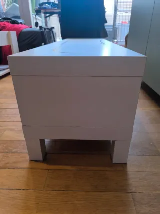 Mueble lack blanco para TV