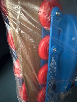 Patines en línea azules para niños