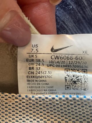 Zapatillas Trail Nike Mujer/Hombre Talla 37,5