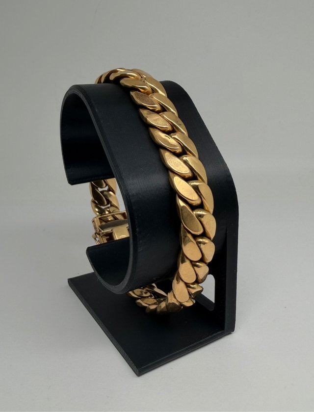 Pulsera Cubana Oro 18k 19.54gr 20cm