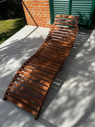 Tumbonas de madera