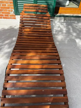 Tumbonas de madera