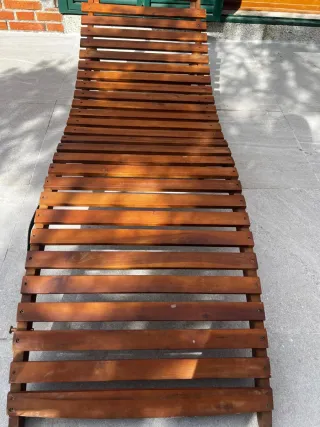 Tumbonas de madera