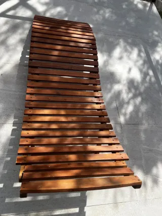 Tumbonas de madera