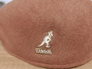 Kangol de Lana Marrón Talla única 55-57 cm