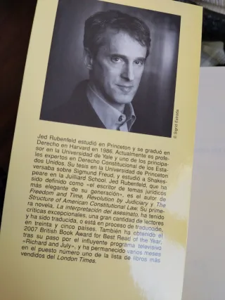 JED RUBENFELD, La interpretación del asesinato