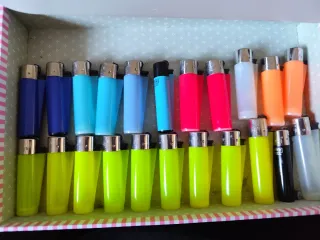 Lote 28 mecheros Clipper colección usados+  22liso