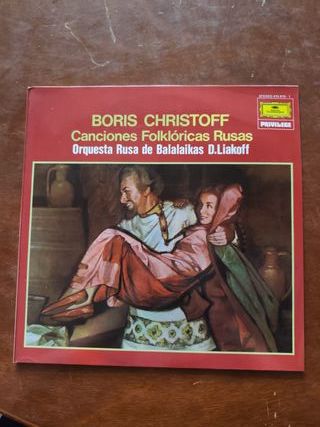Vinilo Boris Christoff Canciones Folklóricas Rusas