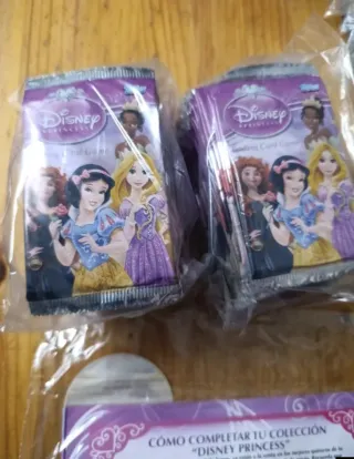 48 Sobres Cromos Princesas Disney + Mini Archivado