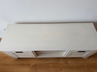 Mueble TV madera beige