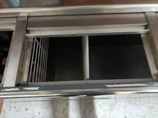 Botellero 4 puertas acero inoxidable