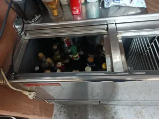 Botellero 4 puertas acero inoxidable